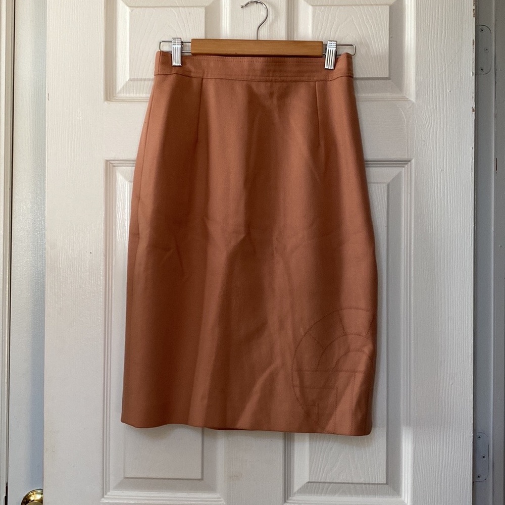 VTG Louis Feraud Paris Wool Pencil Skirt